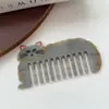 Novo Pente de Gato Fofo de Alta Qualidade Animal de Desenho Animado Pente de Acetato Antiestático Portátil