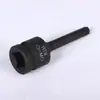 Hexágono soquete 1/2 pistola de ar comprimido de uma peça cabeça de lote pneumática hexagonal chave de fenda manga ameixa manga hexagonal pistola de ar terno lote