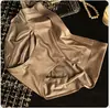 Lujo Ligero Dama Satín Ropa Interior Femenina Antibacteriana, Cómoda, Transpirable y Fresca Seda de Hielo Sin Costuras Verano Cintura Media Sexy