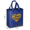 Bolsa Não Tecida Nova Transfronteiriça Amor de Ação de Graças Bolsa de Mão Não Tecida Sacola de Presente para Mãe Sacola de Compras