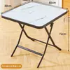 Mesa de comedor plegable para uso doméstico, mesa cuadrada pequeña simple, mesa plegable, mesa redonda para exteriores, mesa de comedor para casa de alquiler, mesa de puesto, mesa de balcón