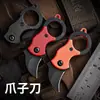 Navaja de Bolsillo Exterior Portátil EDC Navaja para Llaves Navaja Fox Navaja Garra Abridor de Cajas Navaja de Collar Navaja Mini Portátil