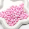 Cuentas Redondas de Jade de Vidrio de 8 mm con Hojuelas de Oro Hechas a Mano para Pulsera DIY, Collar, Accesorios con Cuentas, Bisutería, Cuentas Esmaltadas