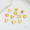 Cierres de collar al por mayor con fuerte retención de color, Oro de arena vietnamita, Botones de oro Zakiram, Cierres para pulsera Jifu Paz y Alegría