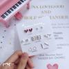 7 Pares de Pendientes de Tachuela para Estudiantes Mujeres Estilo Coreano Simple Pequeños Lindos Conjunto Combinación Pendientes Joyería para Orejas