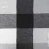 Tecido Xadrez Grande Dupla Face Preto e Cinza 30% Lã, Tecido para Casaco de Lã, Suprimentos do Fabricante Material de Lã Dupla Face