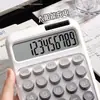 Calculadora Transfronteriza con Doble Fuente de Alimentación, Color Degradado, Alto Atractivo Estético, Calculadora Estilo Diosa, Calculadora de 12 Dígitos para Estudiantes Universitarios