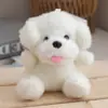 Muñeco de Peluche Lindo Perro de Pelo Largo Colgante de Bolso Colgante Llavero Muñeco de Máquina de Juguetes Regalo de Cumpleaños Juguete