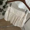 Falda Blanca de Pastel Dulce con Lunares para Mujer Verano Nueva Falda Slim de Cintura Alta Estilo Girly Versátil