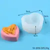 Uma Variedade de Formas de Silicone em Formato de Coração para Chocolate DIY, Doces, Decoração de Bolo com Fondant e Assar