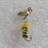Luya semillas de melón micro lentejuelas giratorias mosquitos venenosos abejas con alas anzuelo volador modificación insecto biónico cebo falso venta al por mayor