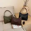 Bolsa de ombro trançada transfronteiriça de grande capacidade para mulheres, nova bolsa simples e única para o dia a dia, bolsa transversal de alta qualidade, moderna