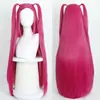 Peruca Cosplay Lumi para Meninas Grupo Caçador de Demônios Mist Silk Skpop Trança Grande Anime Mira Zoe