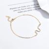 Pulsera de Serpiente para Mujer Plata 925 Moda Retro Gama Alta Circonita Pulsera de Serpiente Elegante Ins Nicho Versátil Joyería de Mano
