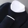 Nuevo Suéter de Lana para Hombre Otoño e Invierno, 100% Lana Pura, Jersey de Cuello Redondo, Corte Holgado, Talla Grande, Suéter de Cachemira Tejido