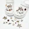 Amuletos para Zapatos Croc, Accesorios para Mujer, Clips para Zapatos DIY, Decoraciones 3D con Pedrería, Clips Desmontables, Estilo de Moda de Influencers