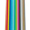 Suministro puntual tubo de papel color puro degradable pajita de papel desechable Fiesta Blanca bebida de jugo pajita pequeña