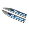 Adecuado para Hyundai Rena, tira de metal brillante, etiqueta lateral, carrocería, guardabarros, pegatina decorativa, etiqueta para coche, modificación personalizada