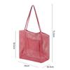 Nuevo Estilo Veraniego Transfronterizo Bolso de Playa para la Orilla del Mar Bolso de Mano de Malla Bolso de Hombro para Mujer Bolso de Compras Bolso de Viaje para Exterior