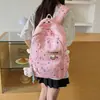 Mochila Estilo Coreano Nova para o Trabalho Menina Fofa Estrela Grande Capacidade Feminina Casual para Passeio Mochila Escolar para Aluno do Ensino Médio