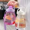 Taza Térmica de Gran Capacidad y Alta Calidad, Resistente a Altas Temperaturas, Taza con Popote para Niños, Nueva Taza de Verano 2026, Taza de Vientre Grande