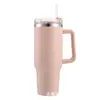 Nueva Taza de Coche Grande de 40 oz con Asa de Acero Inoxidable para Hielo Taza Térmica Portátil para Exteriores