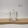 Tapa de Campana Dorada Creativa Taza de Vela Vela Aromática sin Fuego Vidrio para Velas DIY Fragancia para el Hogar Portavelas Romántico Taza Vacía