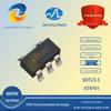Pacote Shanghai Nanlin XT9701 SOT23-5L 1 canal 2,2-6,0 V 1100 mA Interruptor analógico IC