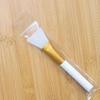 Pincel para máscara de rasgar pincel de silicone branco (incluindo bolsa) cosméticos pincel de cuidados com a pele upgrade de luxo