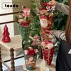 Maleta Navideña Pieza de Estilismo Integrada DIY Floral Helado Nochebuena Material de Empaque Maleta de Manzana