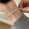 Pulseira de osso de cobra com laço para meninas Coringa alto senso estilo ins design de nicho temperamento joia de mão doce atacado