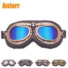 Ponto transfronteiriço de bronze Harley óculos de motocicleta off-road óculos Harley retrô óculos kart pára-brisa