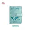 Bolsa de pasaporte RFID con protección contra explosiones transfronterizas, de cuero, multifunción, para tarjetas SIM, identificación, funda de cuero, funda para pasaporte