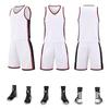Traje de Baloncesto al por Mayor Bolsillo Bilateral Jersey de Baloncesto Traje de Entrenamiento para Hombre Compra en Grupo Estampado Traje para Adulto Niños Jersey