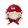 Touca de Tricô Versátil para Bebê Outono e Inverno, Touca de Lã Tricotada Fofa, Touca Quente com Proteção para Orelhas para Meninos e Meninas, Touca de Desenho Animado Super Fofa