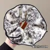 Elástico de cabelo com laço de renda francesa, scrunchie oversized, estilo casual, acessório de cabelo para coque elegante, faixa de cabelo, elástico de cabelo grande para mulheres