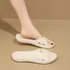 Nuevas Zapatillas Caseras de Cintura Pequeña para Mujer Verano EVA Antideslizantes Inodoras Suela Suave Zapatillas para Mujer