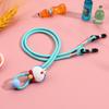 Accesorios de dibujos animados para niños, cuerda para gafas, soporte antideslizante para gafas de sol, cadena para gafas, cordón de color antipérdida