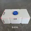 Tanque de água de trailer modificado horizontal para trailer Tanque quadrado resistente a ácido para transporte de diesel Balde plástico doméstico Viagem autônoma