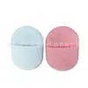 Esponja Oval Desmaquillante para Limpieza Profunda, Espuma Rica, Engrosada, No Suelta Pelusa, Suave y Amigable con la Piel Esponja Desmaquillante