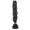 Perucas Africanas, Cabelo Sintético de Alta Temperatura, Cabelo para Tranças Jumbo, Fibra Sintética Monocromática, Corda de Cabelo Afro Fofa