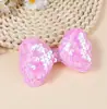 Accesorios para el Cabello de Niños Lazo Dulce de Lentejuelas de Doble Capa Pasador para el Cabello de Bebé Pasador de Blancanieves para Niñas Explosiones
