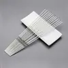 Espetos de churrasco de aço inoxidável, espetos planos, espetos de cordeiro para churrasco ao ar livre, espetos de aço, espetos de ferro, ferramentas, conjunto completo de suprimentos, agulhas para churrasco