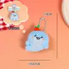 Pingente pequeno de pelúcia de concha, broche de estrela-do-mar, chaveiro, boneco de polvo para bolsa, acessórios de vestuário, atacado