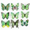 8CM Mariposa Artificial Colorida Estéreo Pin Mariposa Capa Única Cortina Pegatina de Pared de Mariposa Decorativa Mariposa 3D