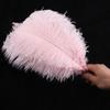 Directo de fábrica 35-40 cm pluma de avestruz actuación en escenario color pluma grande diy decoración de boda flor avestruz