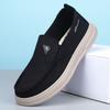 Zapatos de hombre talla extragrande talla 38 talla 48 plantilla de ajenjo zapatos casuales de lona de un paso suela ligera suave zapatos de papá zapatos para conducir