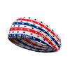Bandeira Americana Meninos e Meninas Crianças Adolescente Dia da Independência Estrelas Retro Absorvente de Suor Esportes Decoração Festa Faixa de Cabelo