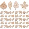 Ventas Directas de Fábrica de Adornos Decorativos con Forma de Hoja, Fragmentos de Madera para Hacer Señales, Artesanías de Madera Vintage, Madera Maciza