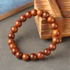 Pulseira de Madeira Raio Natural Madeira Jujuba Raio Pulseira de Madeira Pêssego Raio Jiao Joias de Tronco Portátil Masculinas Cultura Padrão Raio